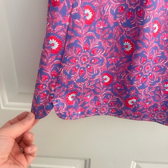 Vineyard Vines • NWT Ruffle Performance Sleeveless Purple/Pink Polo Golf Tennis - Picture 10 of 10